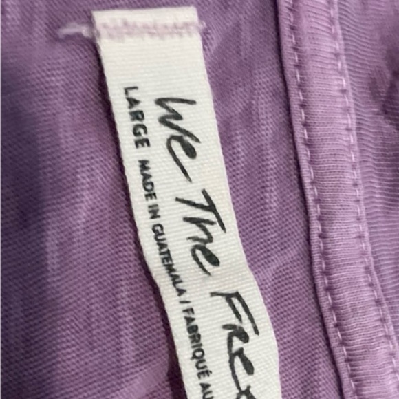 Free People We The Free Sun Valley Tee in Purple size Large - Picture 7 of 7